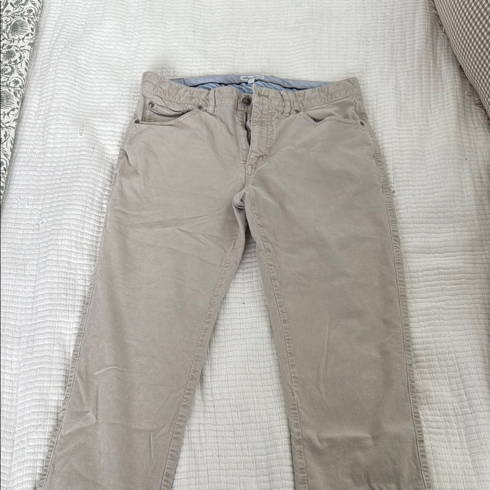 Peter Millar Tan Corduroy Pants